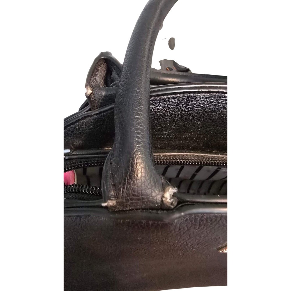Luv Betsey by Betsey Johnson Black Rainbow Ombre Satchel Bag - Pride, Kitty, Cat - Picture 10 of 10